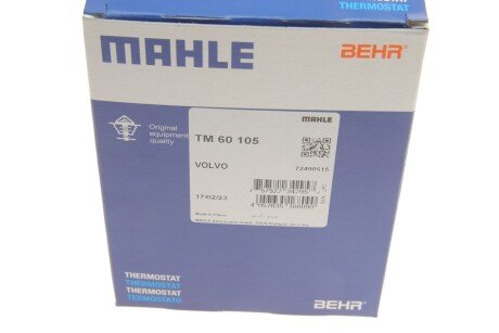 Термостат VOLVO S60/S80/S90XC60/XC90 \'\'T3-T8 \'\'13>> mahle knecht TM60105