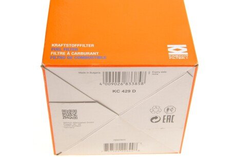 Паливний (топливный) фільтр mahle knecht KC429D