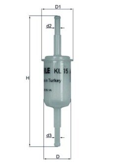 Топливный фильтр mahle knecht KL15