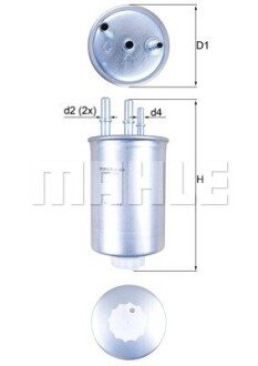 Топливный фильтр mahle knecht KL 505