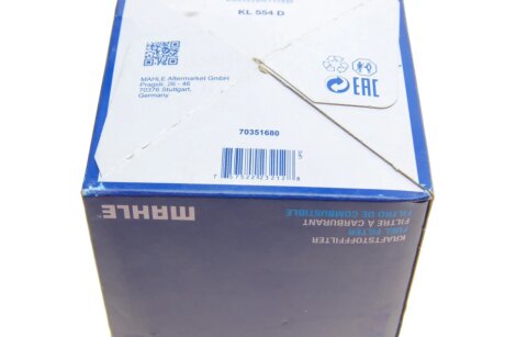 Топливный фильтр mahle knecht KL554D