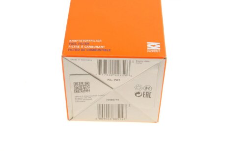 Паливний (топливный) фільтр mahle knecht KL767