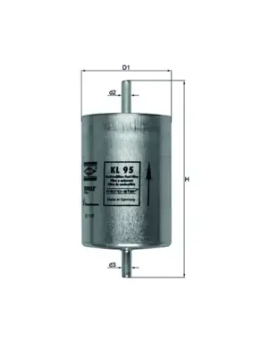 Топливный фильтр mahle knecht KL95