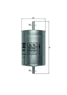 Топливный фильтр mahle knecht KL95