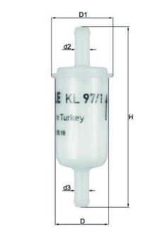 Паливний (топливный) фільтр mahle knecht KL971OF