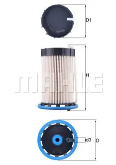 Топливный фильтр mahle knecht KX592