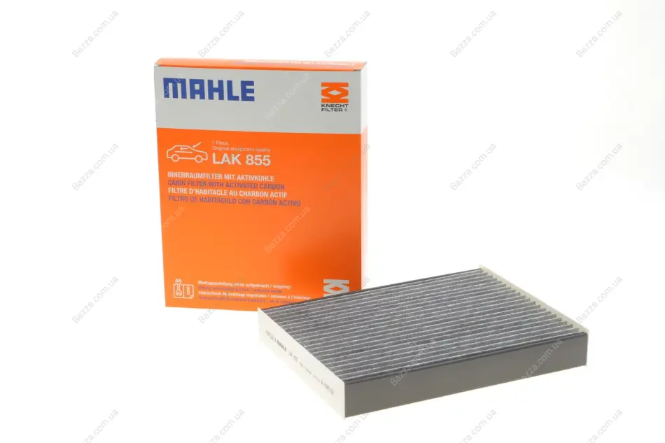 Угольный фильтр салона mahle knecht LAK855