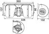 Моторчик (вентилятор) пічки mahle knecht AB85000P