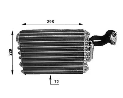 Випарювач кондиціонера mahle knecht AE31000S