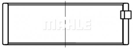 Вкладыши шатунные mahle knecht 001PL21330025