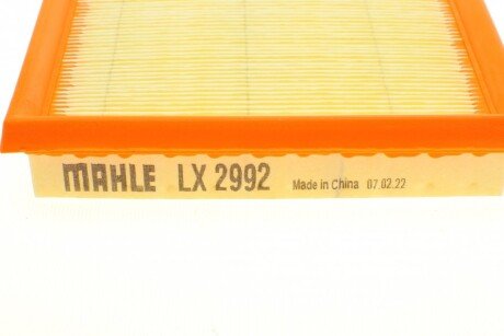 Воздушный фильтр двигателя mahle knecht LX2992