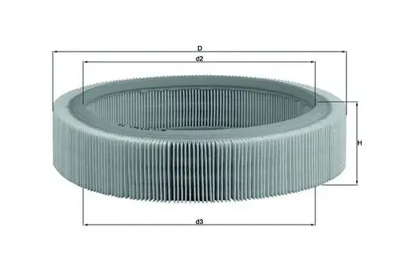 Повітряний фільтр двигуна Mahle knecht LX 317 (фото 1)