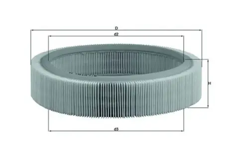Повітряний фільтр двигуна Mahle knecht LX 317