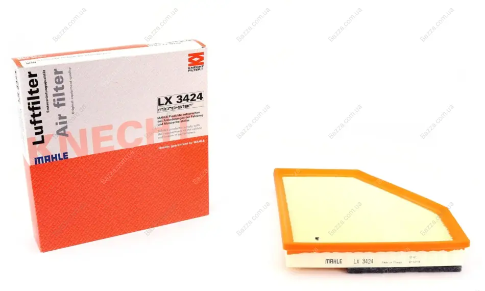 Повітряний фільтр двигуна Mahle knecht LX3424 (фото 1)