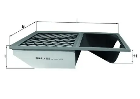 Повітряний фільтр двигуна Mahle knecht LX3603