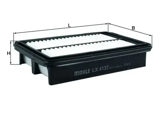 Повітряний фільтр двигуна Mahle knecht LX4137 (фото 1)