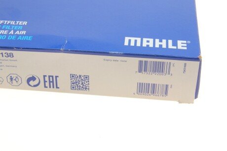 Повітряний фільтр двигуна mahle knecht LX4138