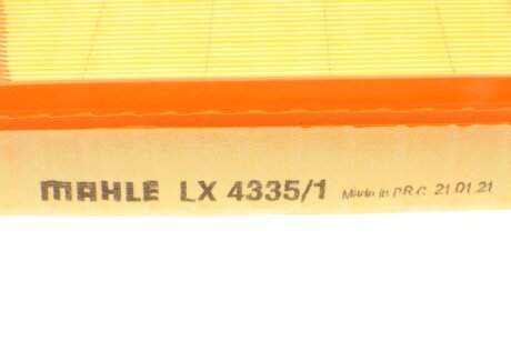 Воздушный фильтр двигателя mahle knecht LX43351