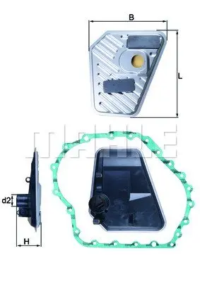 Повітряний фільтр Mahle knecht HX168D (фото 1)