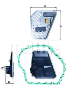 Повітряний фільтр Mahle knecht HX168D