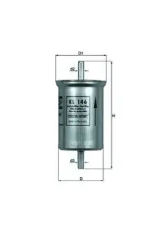 Воздушный фильтр mahle knecht KL 146