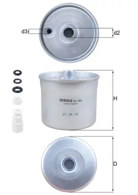 Воздушный фильтр mahle knecht KL468