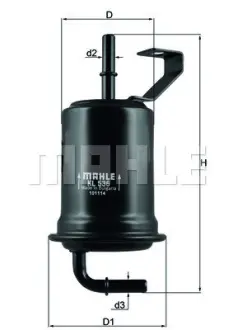 Воздушный фильтр mahle knecht KL536