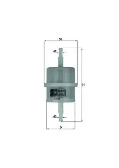Воздушный фильтр mahle knecht KL 63 OF