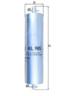 Повітряний фільтр mahle knecht KL985