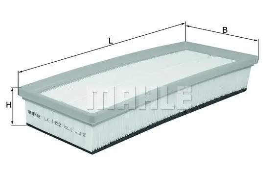 Повітряний фільтр Mahle knecht LX1452 (фото 1)