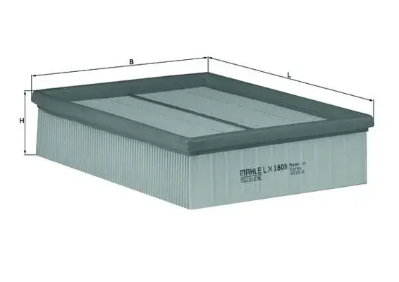 Повітряний фільтр Mahle knecht LX1809 (фото 1)