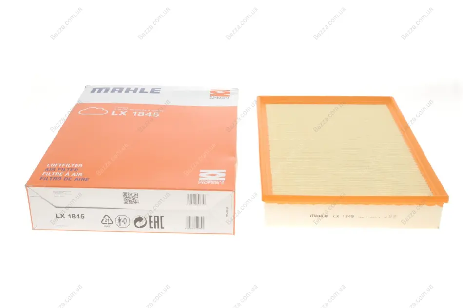 Повітряний фільтр Mahle knecht LX 1845 (фото 1)