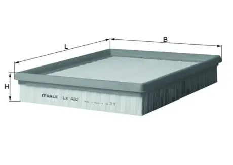 Воздушный фильтр mahle knecht LX 432