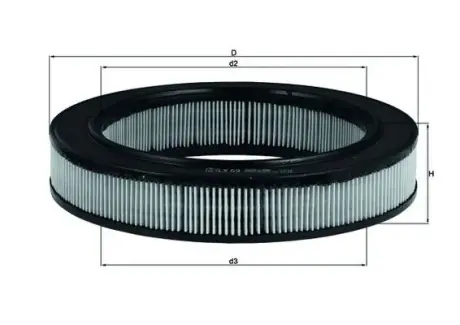 Повітряний фільтр Mahle knecht LX 69
