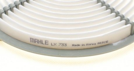 Воздушный фильтр mahle knecht LX733