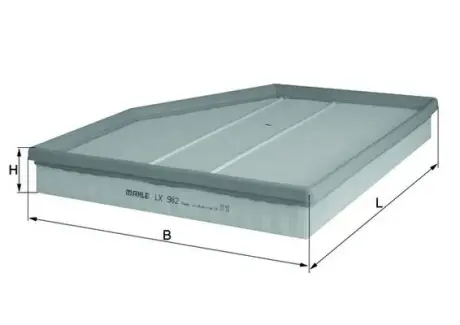 Воздушный фильтр mahle knecht LX982