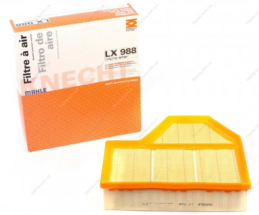 Воздушный фильтр mahle knecht LX988