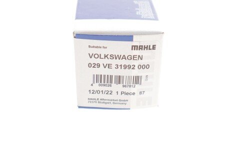 Впускной клапан mahle knecht 029VE31992000