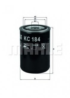 Топливный фильтр mahle knecht KC 184