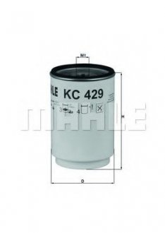 Топливный фильтр mahle knecht KC429D
