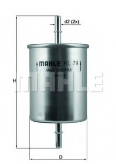Паливний (топливный) фільтр mahle knecht KL79/L