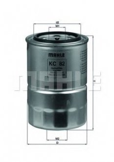 Топливный фильтр mahle knecht KC82