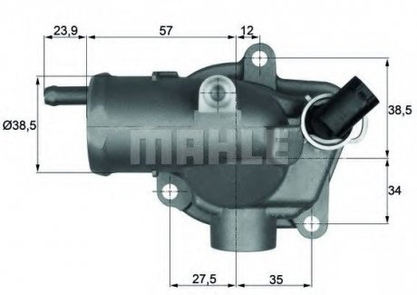 Термостат JEEP; MERCEDES-BENZ (Mahle) mahle knecht TH 11 87