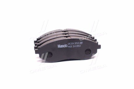 Передние тормозные колодки mando MPD16 на Chevrolet Aveo т250