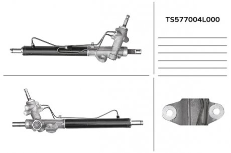 Рулевая рейка mando TS577004L000 на Киа Рио 3