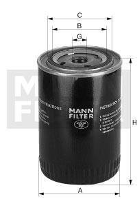 Масляный фильтр mann W 718/2