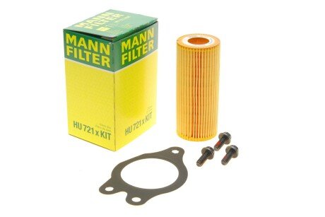 Фильтр масляный (смен.элем.) VOLVO (TRUCK) mann HU 721 X KIT