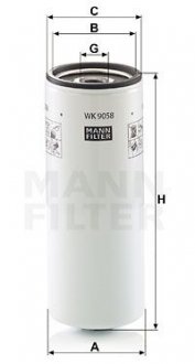 Фільтр палив. Claas (вр-во) mann WK9058