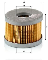 Фільтр палива mann P651X