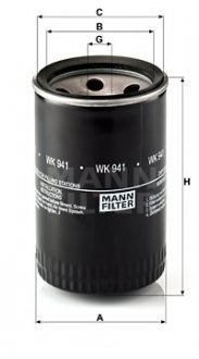 Фільтр палива mann WK94110